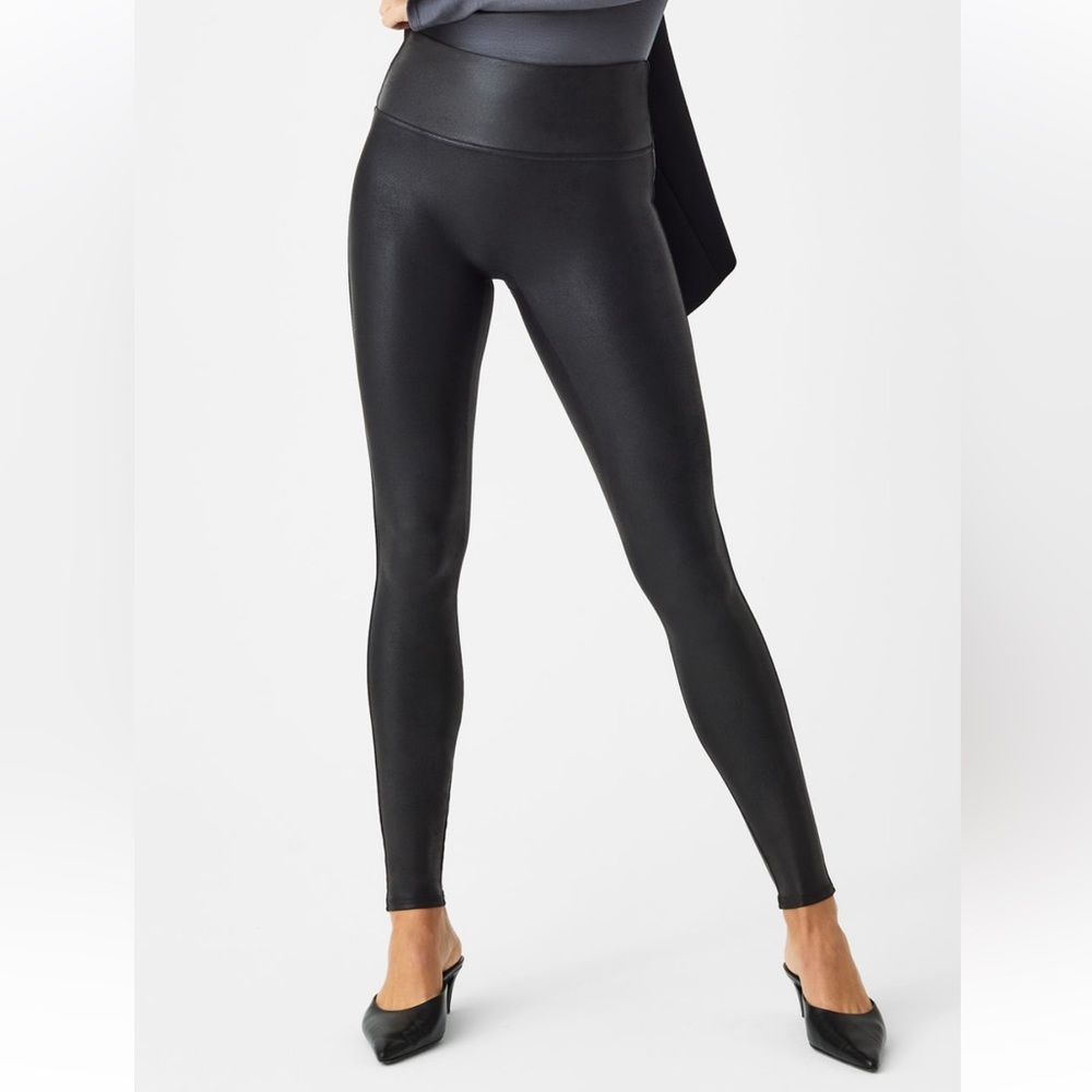 NWOT Spanx Faux Leather Leggings